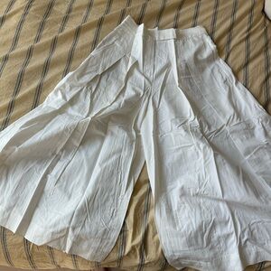 Brunello Cucinelli ultra wide pleated White Pants
